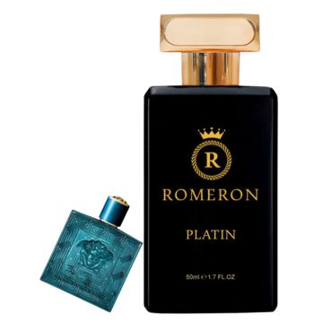 ROMERON ФРЕНСКИ МЪЖКИ ПАРФЮМ PLATIN 380 /50 МЛ /ЧЕРНА КУТИЯ/