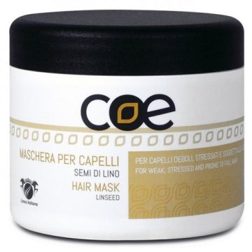 ЛИНЕА ИТАЛИАНА ПРОФЕСИОНАЛНА МАСКА ЗА ИЗТОЩЕНА КОСА С ЛЕНЕНО СЕМЕ 500 МЛ /КАФЯВА/