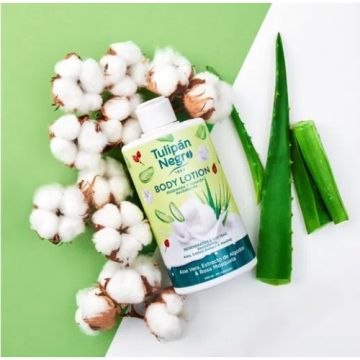 ТУЛИПАН ЛОСИОН ЗА ТЯЛО АЛОЕ ЕКСТРАКТ ОТ ПАМУК И ШИПКА 400 МЛ