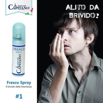 КАПИТАНО ОСВЕЖАВАЩ МЕНТОЛОВ СПРЕЙ ЗА УСТА БЕЗ ЗАХАР 15 МЛ