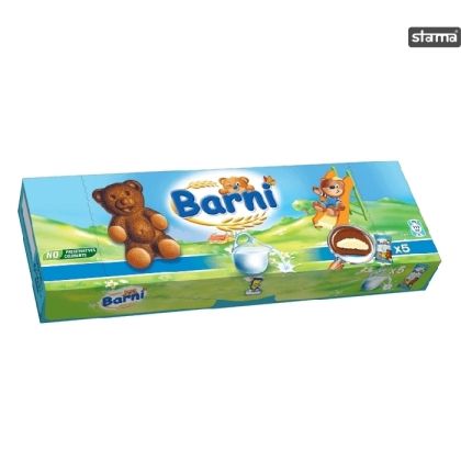 БАРНИ КЕКСЧЕТА С МЛЯКО 5 БР
