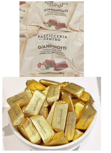 ЗЛАТНИ БОНБОНИ ДЖИАНДУЙОТИ 500 ГР /ПАКЕТ/