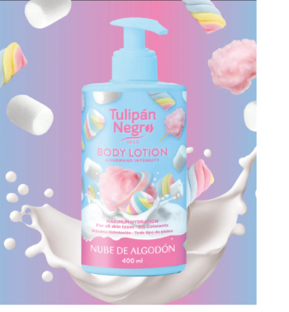 ТУЛИПАН ЛОСИОН ЗА ТЯЛО ЗАХАРЕН ПАМУК И МАРШМЕЛОУ 400 МЛ