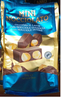 МИНИ НОЦИОЛАТО ШОКОЛАДЧЕТА С ЦЕЛИ ЛЕШНИЦИ 130 ГР