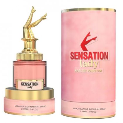 АРАБСКИ ПАРФЮМ SENSATION LADY 100 МЛ /РОЗОВА КУТИЯ/