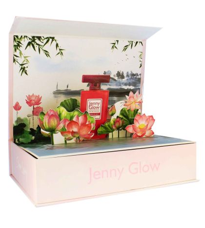 АРАБСКИ УНИСЕКС ПАРФЮМ JENNY GOLW AQUA & LILY 80 МЛ /РОЗОВА КУТИЯ/