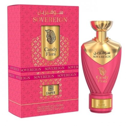 АРАБСКИ ПАРФЮМ SOVEREIGN CANDY FLORA 100 МЛ /РОЗОВА КУТИЯ/