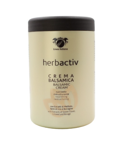 ЛИНЕА ИТАЛИАНА ХЕРБААКТИВ КРЕМ МАСКА ЗА КОСА СЪС ЗАЩИТА ОТ UV ЛЪЧИ ЗА СУХА И УВРЕДЕНА КОСА 1000 МЛ 