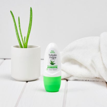 ТУЛИПАН РОЛ ОН АЛОЕ ВЕРА И ЖОЖОБА 50 МЛ 