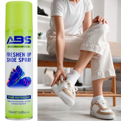 ЕЙБИЕС СПРЕЙ НЕУТРАЛИЗАТОР ПРОТИВ  ЛОШИ МИРИЗМИ ЗА ОБУВКИ 150 МЛ /ЗЕЛЕН/
