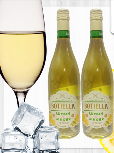 1 + 1 БОТИЕЛА ГАЗИРАНО ИТАЛИАНСКО БЯЛО ВИНО ЛИМОН И ДЖИНДЖЪР 750 МЛ