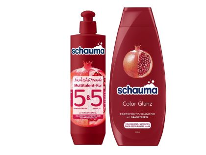 ШАУМА КОЛОР ГЛАНЦ ШАМПОАН И ТЕРАПИЯ ЗА КОСА С НАР 400 + 300 МЛ /ЧЕРВЕН/