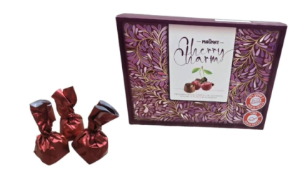 МАГНАТ ШОКОЛАДОВИ БОНБОНИ ПИЯНА ВИШНА 150 ГР / ЛИЛАВА КУТИЯ / 