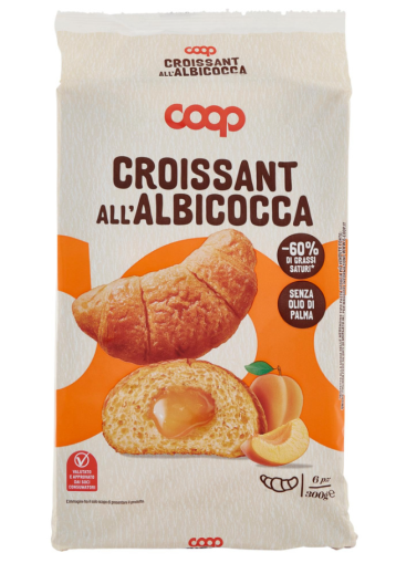 КРОАСАНИ КООП КАЙСИЯ  6  БР В ПАКЕТ