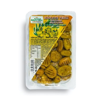 САНТЕ ГРИЛОВАНИ ЗЕЛЕНИ МАСЛИНИ БЕЗ КОСТИЛКА 250 ГР /ТАРЕЛКА/ 