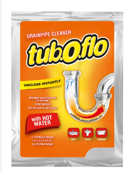 ТУБОФЛО САШЕ ЗА ОТПУШВАНЕ НА КАНАЛИ ЗА ГОРЕЩА ВОДА