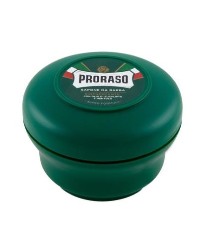 ПРОРАСО КРЕМ САПУН ЗА БРЪСНЕНЕ С ЕВКАЛИПТ 150 МЛ / ЗЕЛЕН/ 