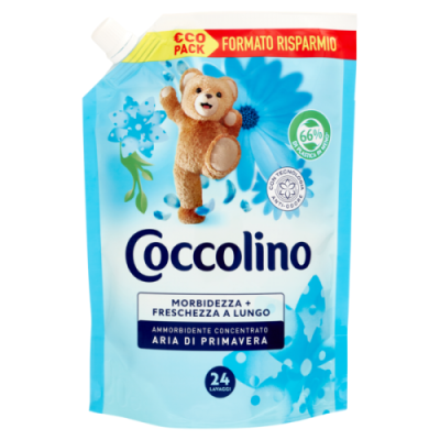 КОКОЛИНО ОМЕКОТИТЕЛ АРИА ДИ ПРИМАВЕРА ЕКО ПАК 600 МЛ 26 ПР /СВЕТЛО СИН/