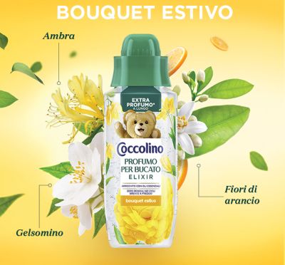 КОКОЛИНО ПАРФЮМ ЗА ПРАНЕ БУКЕТ 342 МЛ  / ЖЪЛТ / 