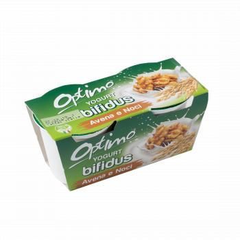 ЙОГУРТ ОПТИМО БИФИДУС ОРЕХ И ОВЕС 2 Х 125 ГР