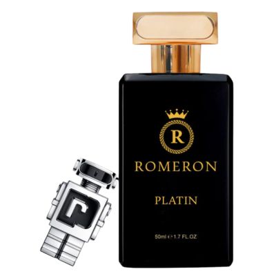 ROMERON ФРЕНСКИ МЪЖКИ ПАРФЮМ PLATIN 415 /50 МЛ /ЧЕРНА КУТИЯ/