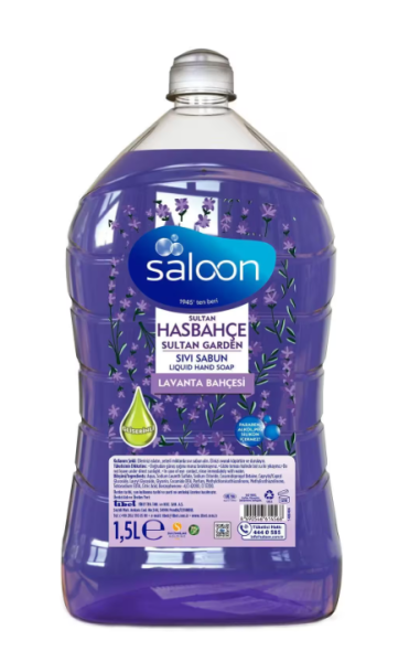 САЛООН ТЕЧЕН САПУН ЛАВАНДУЛА 1500 МЛ / ЛИЛАВ/ 