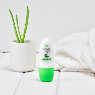 ТУЛИПАН РОЛ ОН АЛОЕ ВЕРА И ЖОЖОБА 50 МЛ 