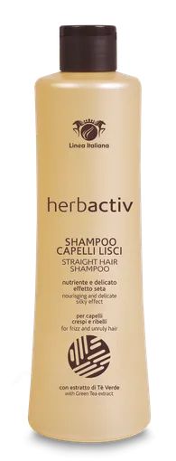 ЛИНЕА ИТАЛИАНА ХЕРБААКТИВ ПРОФЕСИОНАЛЕН ШАМПОАН С UV ЗАЩИТА ЗА ПРАВА СУХА И УВРЕДЕНА КОСА 500 МЛ 