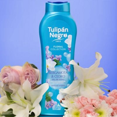 ТУЛИПАН ДУШ ГЕЛ БЕРГАМОТ И КЕДЪР 650 МЛ