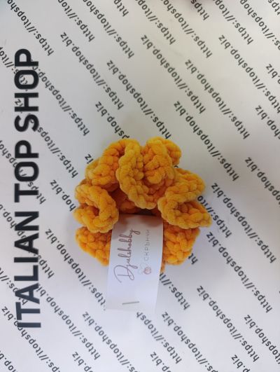 DJULS HOBBY ОРАНЖ РЪЧНО ИЗПЛЕТЕНО СКРЪНЧИ 