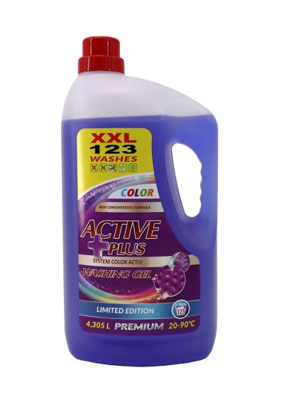 АКТИВ ПЛЮС КОЛОР ГЕЛ ЗА ЦВЕТНИ ДРЕХИ 123 ПР 4305 МЛ