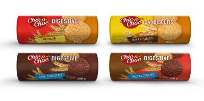 ХРАНОСМИЛАТЕЛНИ БИСКВИТИ ЧИК ЧОК С МЛЕЧЕН ШОКОЛАД 300 ГР /СВЕТЛО КАФЯВ/