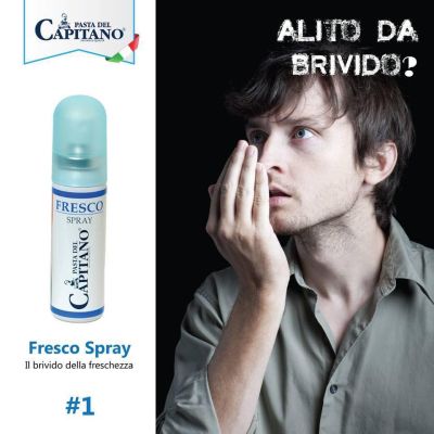 КАПИТАНО ОСВЕЖАВАЩ МЕНТОЛОВ СПРЕЙ ЗА УСТА БЕЗ ЗАХАР 15 МЛ