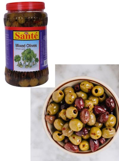 САНТЕ МАСЛИНИ АСОРТИ БЕЗ КОСТИЛКА 800 ГР