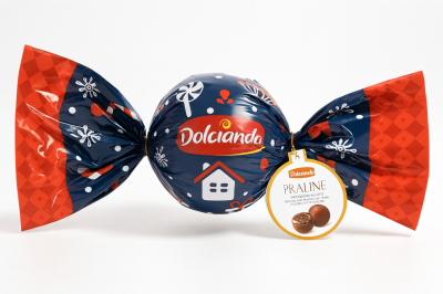 ИТАЛИАНСКИ КОЛЕДЕН БОНБОН ДОЛЧИАНДО С БОНБОНИ АСОРТИ 350 ГР 