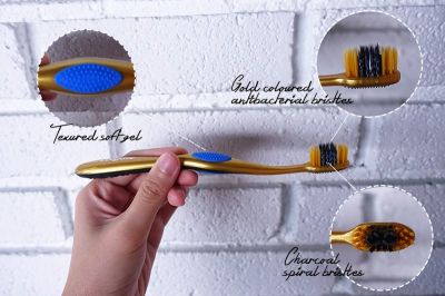 КОЛГЕЙТ 360 ГОЛД АКТИВЕН ВЪГЛЕН ЧЕТКА ЗА ЗЪБИ