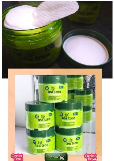 ЕКС БИ СИ ЧАЕНО ДЪРВО ПОЧИСТВАЩИ ТАМПОНИ ЗА ЛИЦЕ 60 БР