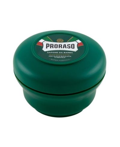 ПРОРАСО КРЕМ САПУН ЗА БРЪСНЕНЕ С ЕВКАЛИПТ 150 МЛ / ЗЕЛЕН/ 