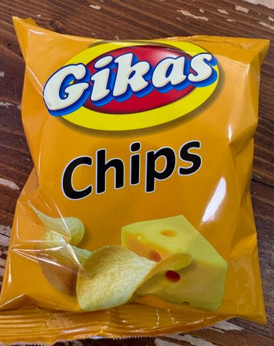 ГИКАС ЧИПС СЪС СИРЕНЕ 65 ГР /ОРАНЖЕВ ПАКЕТ/