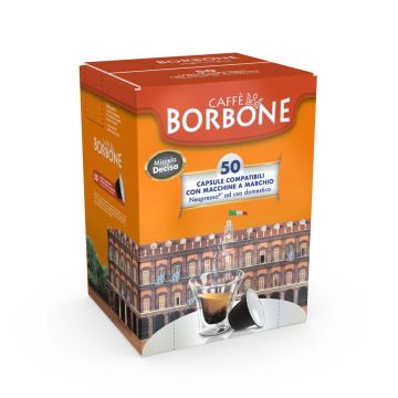 БОРБОНЕ  КАФЕ КАПСУЛИ ЗА НЕСПРЕСО МАШИНИ 50 БР/ ОРАНЖЕВИ/ 