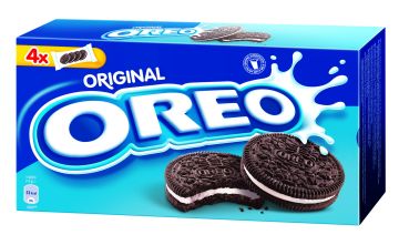 БИСКВИТИ ОРЕО ОРИГИНАЛ С МЛЯКО 4 ПАКЕТА В КУТИЯ
