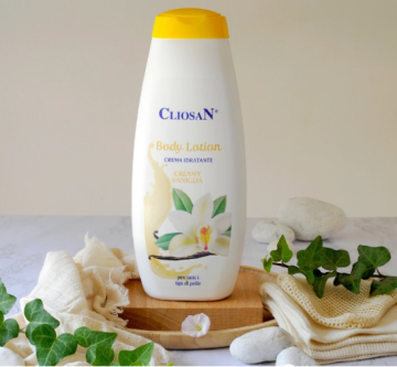  КЛИОСАН ЛОСИОН ЗА ТЯЛО С КРЕМООБРАЗНА ВАНИЛИЯ 750 МЛ /ЖЪЛТ/