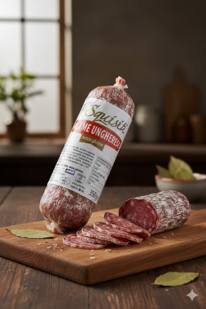  САЛАМ УНГРЕЗЕ БЕЗ ГЛУТЕН ПАРЧЕ 350 ГР