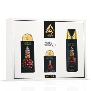 АРАБСКИ УНИСЕКС GIFT SET ARTISAN ETHNIQUE 100 МЛ + EDP 20 МЛ + PERFUMED SPRAY 200 МЛ