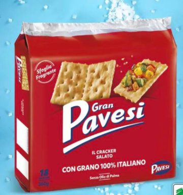 КРЕКЕРИ ГРАН ПАВЕСИ СЪС СОЛ 560 ГР /ЧЕРВЕНИ/