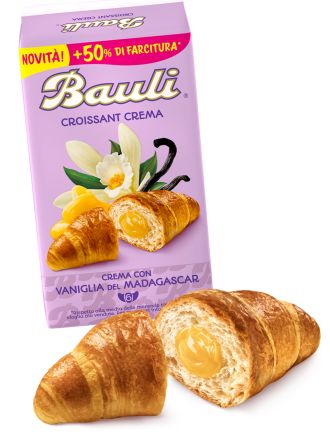 БАУЛИ КРОАСАНИ С ВАНИЛОВ КРЕМ 6 БР /ГОЛЕМИ/