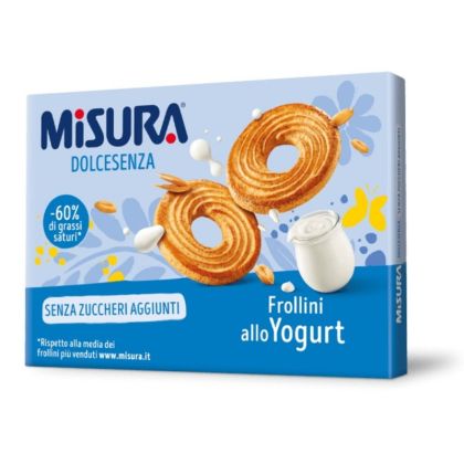 МИСУРА БИСКВИТИ С ЙОГУРТ БЕЗ ЗАХАР 400 ГР 