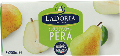 СОК ЛАДОРИА КРУША 3 Х 200 МЛ
