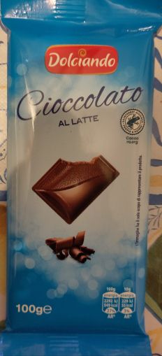 ДОЛЧИАНДО ЧИСТ МЛЕЧЕН ШОКОЛАД 100 ГР
