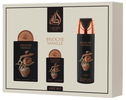 АРАБСКИ УНИСЕКС GIFT SET BRIOCHE VANILLE 100 МЛ + EDP 20 МЛ + PERFUMED SPRAY 200 МЛ